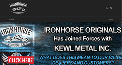 Desktop Screenshot of ironhorseoriginals.com