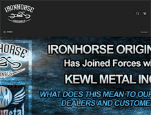 Tablet Screenshot of ironhorseoriginals.com